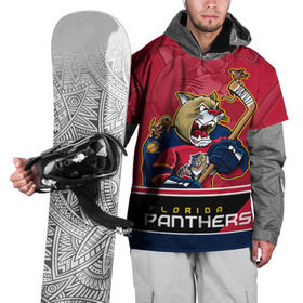 Накидка на куртку 3D с принтом Florida Panthers , 100% полиэстер |  | florida panthers | nhl | stanley cup | кубок стенли | кубок стэнли | нхл | флорида пантерз | флорида пантеры | хоккей | хоккейный клуб