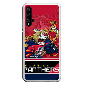 Чехол для Honor 20 с принтом Florida Panthers , Силикон | Область печати: задняя сторона чехла, без боковых панелей | Тематика изображения на принте: florida panthers | nhl | stanley cup | кубок стенли | кубок стэнли | нхл | флорида пантерз | флорида пантеры | хоккей | хоккейный клуб