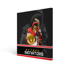 Холст квадратный с принтом Ottawa Senators , 100% ПВХ |  | nhl | ottawa senators | stanley cup | кубок стенли | кубок стэнли | нхл | оттава сенаторз | сенаторс | хоккей | хоккейный клуб