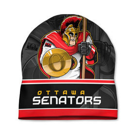Шапка 3D с принтом Ottawa Senators , 100% полиэстер | универсальный размер, печать по всей поверхности изделия | nhl | ottawa senators | stanley cup | кубок стенли | кубок стэнли | нхл | оттава сенаторз | сенаторс | хоккей | хоккейный клуб