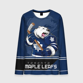 Мужской лонгслив 3D с принтом Toronto Maple Leafs , 100% полиэстер | длинные рукава, круглый вырез горловины, полуприлегающий силуэт | nhl | stanley cup | toronto maple leafs | валиев | кубок стенли | кубок стэнли | мэпл лифс | нхл | сошников | торонто | торонто мейпл лифс | хоккей | хоккейный клуб