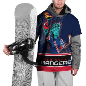 Накидка на куртку 3D с принтом New York Rangers , 100% полиэстер |  | new york rangers | nhl | stanley cup | кубок стенли | кубок стэнли | нхл | нью йорк рейнджерс | нью йорк рейнджеры | рейнджеры | хоккей | хоккейный клуб