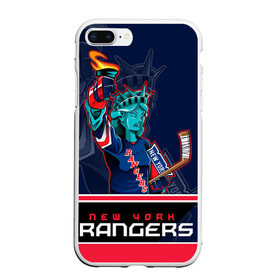 Чехол для iPhone 7Plus/8 Plus матовый с принтом New York Rangers , Силикон | Область печати: задняя сторона чехла, без боковых панелей | Тематика изображения на принте: new york rangers | nhl | stanley cup | кубок стенли | кубок стэнли | нхл | нью йорк рейнджерс | нью йорк рейнджеры | рейнджеры | хоккей | хоккейный клуб