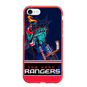 Чехол для iPhone 7/8 матовый с принтом New York Rangers , Силикон | Область печати: задняя сторона чехла, без боковых панелей | new york rangers | nhl | stanley cup | кубок стенли | кубок стэнли | нхл | нью йорк рейнджерс | нью йорк рейнджеры | рейнджеры | хоккей | хоккейный клуб