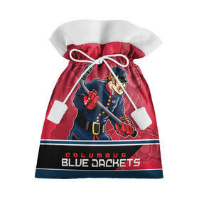 Подарочный 3D мешок с принтом Columbus Blue Jackets , 100% полиэстер | Размер: 29*39 см | Тематика изображения на принте: columbus | columbus blue jackets | nhl | stanley cup | бобровский | коламбус | коламбус блю джекетс | кубок стенли | кубок стэнли | нхл | хоккей | хоккейный клуб