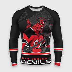 Мужской рашгард 3D с принтом New Jersey Devils ,  |  | new jersey devils | nhl | stanley cup | дъяволы нью джерси | калинин | кубок стенли | кубок стэнли | нхл | нью джерси девилз | хоккей | хоккейный клуб