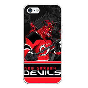 Чехол для iPhone 5/5S матовый с принтом New Jersey Devils , Силикон | Область печати: задняя сторона чехла, без боковых панелей | Тематика изображения на принте: new jersey devils | nhl | stanley cup | дъяволы нью джерси | калинин | кубок стенли | кубок стэнли | нхл | нью джерси девилз | хоккей | хоккейный клуб