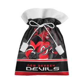 Подарочный 3D мешок с принтом New Jersey Devils , 100% полиэстер | Размер: 29*39 см | Тематика изображения на принте: new jersey devils | nhl | stanley cup | дъяволы нью джерси | калинин | кубок стенли | кубок стэнли | нхл | нью джерси девилз | хоккей | хоккейный клуб