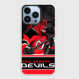 Чехол для iPhone 13 Pro с принтом New Jersey Devils ,  |  | new jersey devils | nhl | stanley cup | дъяволы нью джерси | калинин | кубок стенли | кубок стэнли | нхл | нью джерси девилз | хоккей | хоккейный клуб