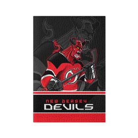 Обложка для паспорта матовая кожа с принтом New Jersey Devils , натуральная матовая кожа | размер 19,3 х 13,7 см; прозрачные пластиковые крепления | new jersey devils | nhl | stanley cup | дъяволы нью джерси | калинин | кубок стенли | кубок стэнли | нхл | нью джерси девилз | хоккей | хоккейный клуб