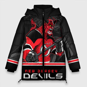 Женская зимняя куртка 3D с принтом New Jersey Devils , верх — 100% полиэстер; подкладка — 100% полиэстер; утеплитель — 100% полиэстер | длина ниже бедра, силуэт Оверсайз. Есть воротник-стойка, отстегивающийся капюшон и ветрозащитная планка. 

Боковые карманы с листочкой на кнопках и внутренний карман на молнии | new jersey devils | nhl | stanley cup | дъяволы нью джерси | калинин | кубок стенли | кубок стэнли | нхл | нью джерси девилз | хоккей | хоккейный клуб