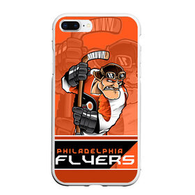 Чехол для iPhone 7Plus/8 Plus матовый с принтом Philadelphia Flyers , Силикон | Область печати: задняя сторона чехла, без боковых панелей | nhl | philadelphia flyers | stanley cup | кубок стенли | кубок стэнли | нхл | филадельфия | филадельфия флайерз | флаерс | хоккей | хоккейный клуб