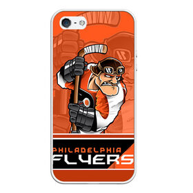 Чехол для iPhone 5/5S матовый с принтом Philadelphia Flyers , Силикон | Область печати: задняя сторона чехла, без боковых панелей | nhl | philadelphia flyers | stanley cup | кубок стенли | кубок стэнли | нхл | филадельфия | филадельфия флайерз | флаерс | хоккей | хоккейный клуб