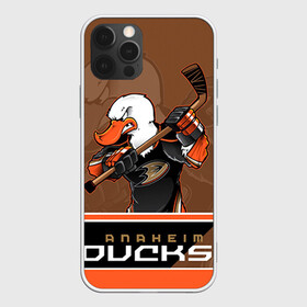 Чехол для iPhone 12 Pro с принтом Anaheim Ducks , силикон | область печати: задняя сторона чехла, без боковых панелей | anaheim ducks | nhl | stanley cup | кубок стенли | кубок стэнли | нхл | хоккей | хоккейный клуб