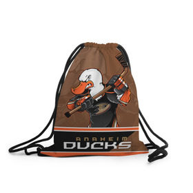 Рюкзак-мешок 3D с принтом Anaheim Ducks , 100% полиэстер | плотность ткани — 200 г/м2, размер — 35 х 45 см; лямки — толстые шнурки, застежка на шнуровке, без карманов и подкладки | anaheim ducks | nhl | stanley cup | кубок стенли | кубок стэнли | нхл | хоккей | хоккейный клуб