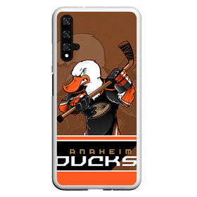 Чехол для Honor 20 с принтом Anaheim Ducks , Силикон | Область печати: задняя сторона чехла, без боковых панелей | anaheim ducks | nhl | stanley cup | кубок стенли | кубок стэнли | нхл | хоккей | хоккейный клуб