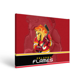 Холст прямоугольный с принтом Calgary Flames , 100% ПВХ |  | Тематика изображения на принте: calgary flames | nhl | stanley cup | калгари флэймз | кубок стенли | кубок стэнли | нхл | флэймс | хоккей | хоккейный клуб