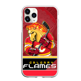 Чехол для iPhone 11 Pro матовый с принтом Calgary Flames , Силикон |  | calgary flames | nhl | stanley cup | калгари флэймз | кубок стенли | кубок стэнли | нхл | флэймс | хоккей | хоккейный клуб