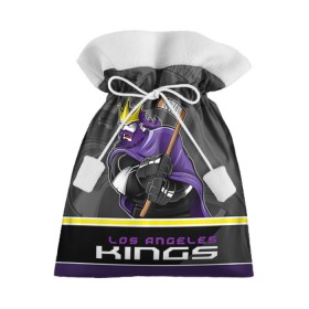 Подарочный 3D мешок с принтом Los Angeles Kings , 100% полиэстер | Размер: 29*39 см | los angeles kings | nhl | stanley cup | кубок стенли | кубок стэнли | лос анджелес кингз | лос анжелес короли | нхл | хоккей | хоккейный клуб