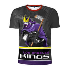 Мужская футболка 3D спортивная с принтом Los Angeles Kings , 100% полиэстер с улучшенными характеристиками | приталенный силуэт, круглая горловина, широкие плечи, сужается к линии бедра | los angeles kings | nhl | stanley cup | кубок стенли | кубок стэнли | лос анджелес кингз | лос анжелес короли | нхл | хоккей | хоккейный клуб