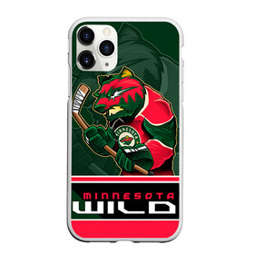 Чехол для iPhone 11 Pro Max матовый с принтом Minnesota Wild , Силикон |  | minnesota wild | nhl | stanley cup | кубок стенли | кубок стэнли | минесота | миннесота уайлд | нхл | хоккей | хоккейный клуб