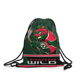 Рюкзак-мешок 3D с принтом Minnesota Wild , 100% полиэстер | плотность ткани — 200 г/м2, размер — 35 х 45 см; лямки — толстые шнурки, застежка на шнуровке, без карманов и подкладки | minnesota wild | nhl | stanley cup | кубок стенли | кубок стэнли | минесота | миннесота уайлд | нхл | хоккей | хоккейный клуб