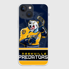 Чехол для iPhone 13 mini с принтом Nashville Predators ,  |  | nashville predators | nhl | stanley cup | кубок стенли | кубок стэнли | нхл | нэшвил | нэшвилл предаторз | хоккей | хоккейный клуб