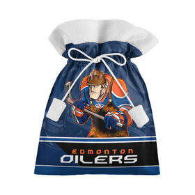 Подарочный 3D мешок с принтом Edmonton Oilers , 100% полиэстер | Размер: 29*39 см | Тематика изображения на принте: edmonton oilers | nhl | stanley cup | кубок стенли | кубок стэнли | нхл | хоккей | хоккейный клуб | эдмонтон | эдмонтон ойлерз | якупов
