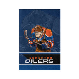 Обложка для паспорта матовая кожа с принтом Edmonton Oilers , натуральная матовая кожа | размер 19,3 х 13,7 см; прозрачные пластиковые крепления | edmonton oilers | nhl | stanley cup | кубок стенли | кубок стэнли | нхл | хоккей | хоккейный клуб | эдмонтон | эдмонтон ойлерз | якупов