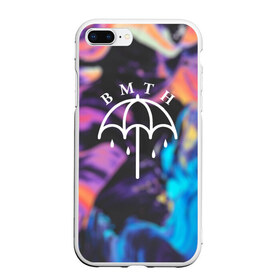 Чехол для iPhone 7Plus/8 Plus матовый с принтом Bring me the horizon , Силикон | Область печати: задняя сторона чехла, без боковых панелей | bmth | bring | horizon | music | музыка