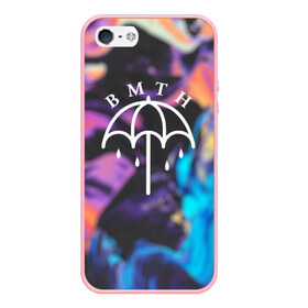 Чехол для iPhone 5/5S матовый с принтом Bring me the horizon , Силикон | Область печати: задняя сторона чехла, без боковых панелей | bmth | bring | horizon | music | музыка