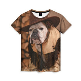 Женская футболка 3D с принтом Bulldog 6 , 100% полиэфир ( синтетическое хлопкоподобное полотно) | прямой крой, круглый вырез горловины, длина до линии бедер | bulldog blogger | tecuaniventura | блоггер | бульдог | бульдог блоггер | животные | карамелька | собаки