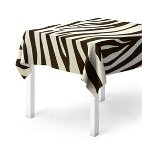 Скатерть 3D с принтом Шкура зебры , 100% полиэстер (ткань не мнется и не растягивается) | Размер: 150*150 см | африка | животные | звери | зебра | фауна