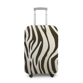 Чехол для чемодана 3D с принтом Шкура зебры , 86% полиэфир, 14% спандекс | двустороннее нанесение принта, прорези для ручек и колес | африка | животные | звери | зебра | фауна