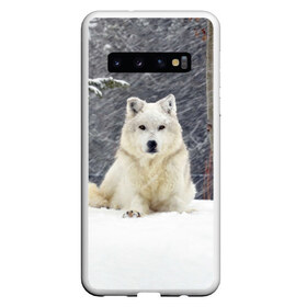 Чехол для Samsung Galaxy S10 с принтом Snow , Силикон | Область печати: задняя сторона чехла, без боковых панелей | Тематика изображения на принте: белый | зима | снег