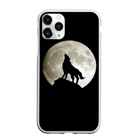 Чехол для iPhone 11 Pro матовый с принтом Moon , Силикон |  | зверь | луна