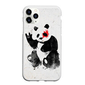 Чехол для iPhone 11 Pro Max матовый с принтом Рок-панда , Силикон |  | rock | коза | метал | панда | рок