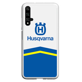 Чехол для Honor 20 с принтом husqvarna , Силикон | Область печати: задняя сторона чехла, без боковых панелей | husqvarna