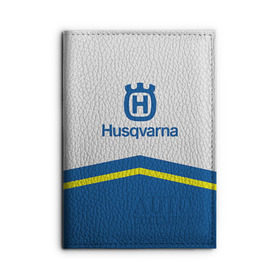 Обложка для автодокументов с принтом husqvarna , натуральная кожа |  размер 19,9*13 см; внутри 4 больших “конверта” для документов и один маленький отдел — туда идеально встанут права | husqvarna