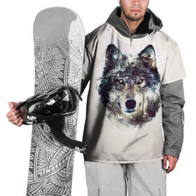 Накидка на куртку 3D с принтом Волк , 100% полиэстер |  | животное | зверь | космос | природа волк | русь | славяне