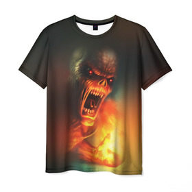 Мужская футболка 3D с принтом Imp from Doom , 100% полиэфир | прямой крой, круглый вырез горловины, длина до линии бедер | Тематика изображения на принте: 