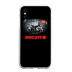 Чехол для iPhone XS Max матовый с принтом Ducati 4 , Силикон | Область печати: задняя сторона чехла, без боковых панелей | Тематика изображения на принте: ducati | moto | дукати | мото | мотоцикл | мотоциклы