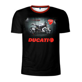 Мужская футболка 3D спортивная с принтом Ducati 4 , 100% полиэстер с улучшенными характеристиками | приталенный силуэт, круглая горловина, широкие плечи, сужается к линии бедра | ducati | moto | дукати | мото | мотоцикл | мотоциклы