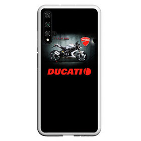 Чехол для Honor 20 с принтом Ducati 4 , Силикон | Область печати: задняя сторона чехла, без боковых панелей | Тематика изображения на принте: ducati | moto | дукати | мото | мотоцикл | мотоциклы