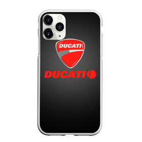 Чехол для iPhone 11 Pro матовый с принтом Ducati 3 , Силикон |  | ducati | moto | дукати | мото | мотоцикл | мотоциклы