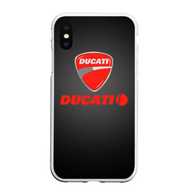 Чехол для iPhone XS Max матовый с принтом Ducati 3 , Силикон | Область печати: задняя сторона чехла, без боковых панелей | Тематика изображения на принте: ducati | moto | дукати | мото | мотоцикл | мотоциклы