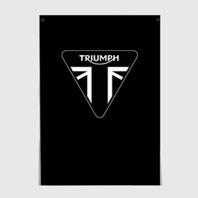 Постер с принтом Triumph 4 , 100% бумага
 | бумага, плотность 150 мг. Матовая, но за счет высокого коэффициента гладкости имеет небольшой блеск и дает на свету блики, но в отличии от глянцевой бумаги не покрыта лаком | Тематика изображения на принте: moto | triumph | мотоцикл | мотоциклы | триумф