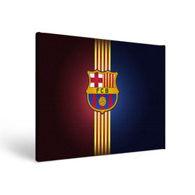 Холст прямоугольный с принтом Barcelona FC , 100% ПВХ |  | барса | барселона | испания | клуб | фк | футбол | футбольный