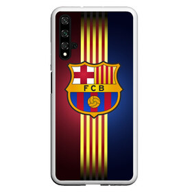 Чехол для Honor 20 с принтом Barcelona FC , Силикон | Область печати: задняя сторона чехла, без боковых панелей | барса | барселона | испания | клуб | фк | футбол | футбольный