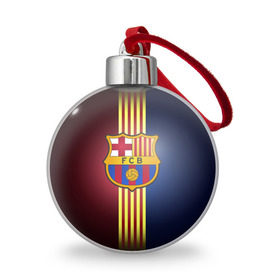 Ёлочный шар с принтом Barcelona FC , Пластик | Диаметр: 77 мм | барса | барселона | испания | клуб | фк | футбол | футбольный